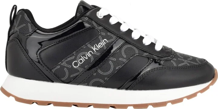 Calvin Klein Women's Carlla Round Toe Lace-up Sneakers - Image 2