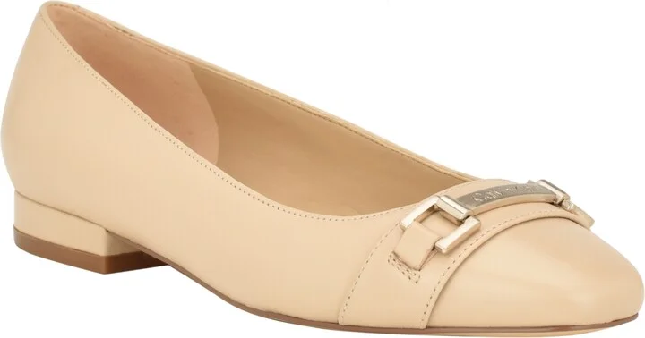 Calvin Klein Women's Crystil Tailored Ballet Flat