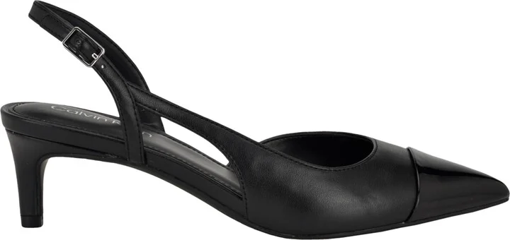 Calvin Klein Women's Dasta Kitten Heel Slingback Pumps - Image 2