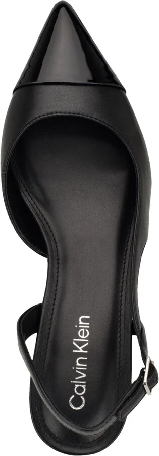 Calvin Klein Women's Dasta Kitten Heel Slingback Pumps - Image 4