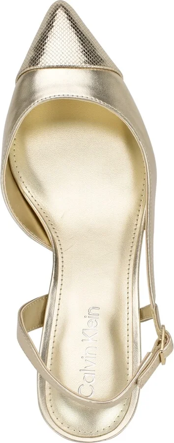 Calvin Klein Women's Dasta Kitten Heel Slingback Pumps - Image 7