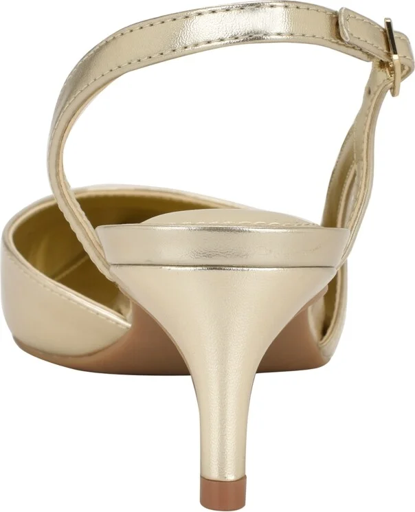 Calvin Klein Women's Dasta Kitten Heel Slingback Pumps - Image 8
