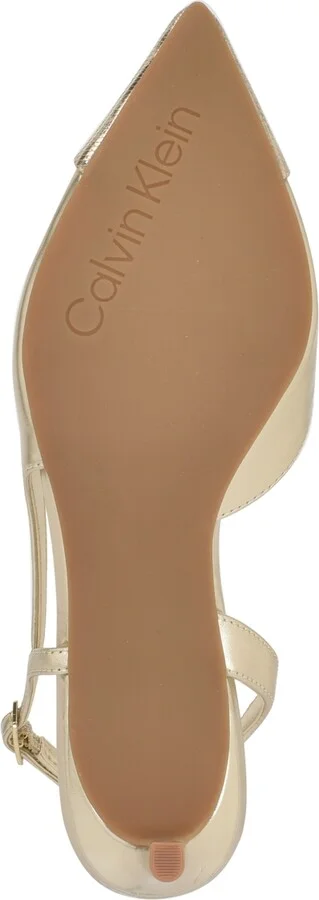Calvin Klein Women's Dasta Kitten Heel Slingback Pumps - Image 9