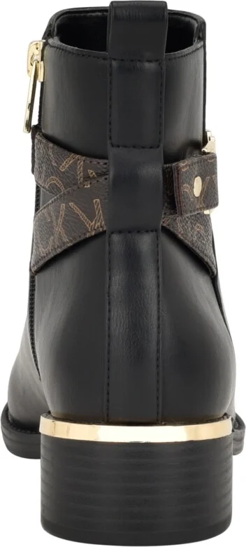 Calvin Klein Women's Dhara Logo Strap Block Heel Booties - Image 3