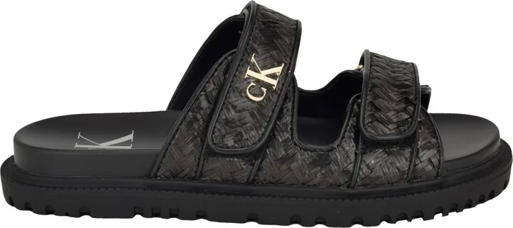 Calvin Klein Women's Donnie Double Adjustable Strap Sandals - Image 7