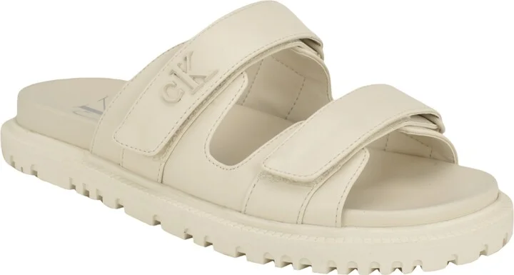 Calvin Klein Women's Donnie Double Adjustable Strap Sandals