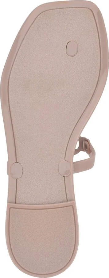 Calvin Klein Women's Edhen Logo T-Strap Flat Jelly Sandals - Image 9