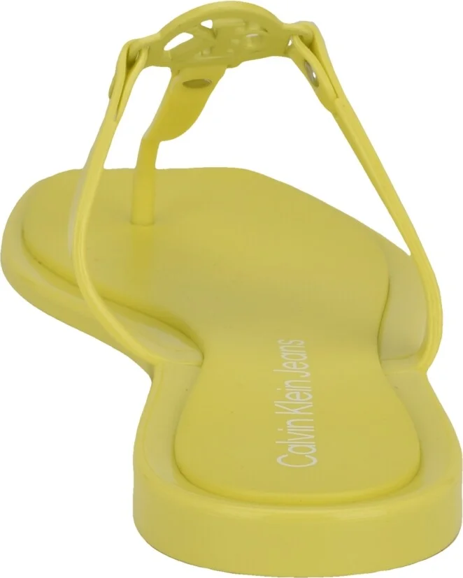 Calvin Klein Women's Edhen Logo T-Strap Flat Jelly Sandals - Image 11