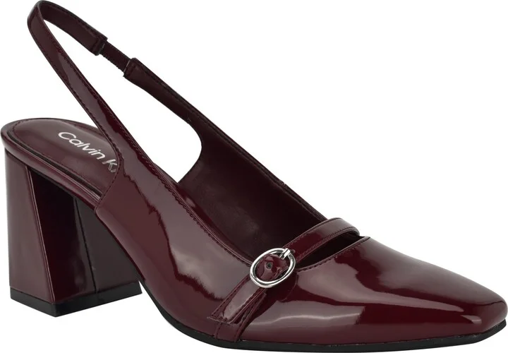 Dark Red Patent 600
