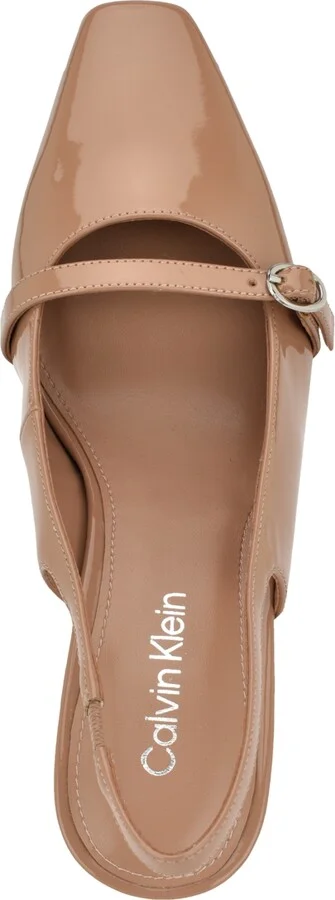 Calvin Klein Women's Ellisa Square Toe Block Heel Dress Pumps - Image 4