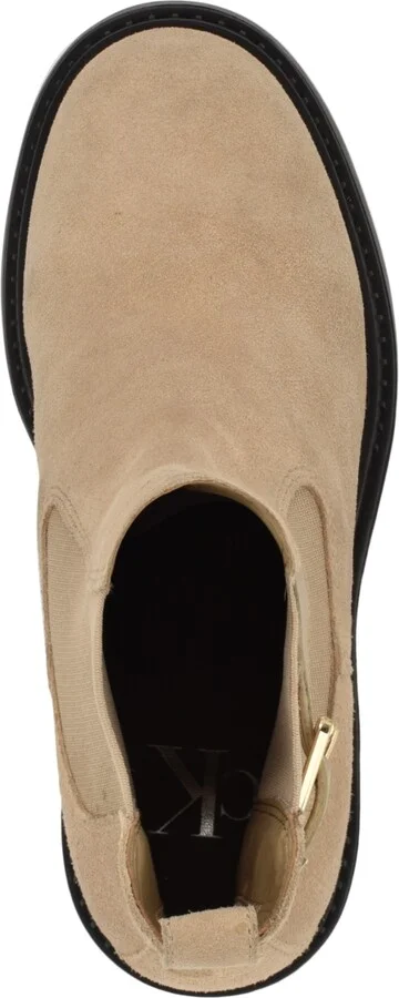 Calvin Klein Women's Fayth Block Heel Lug-Sole Booties - Image 4