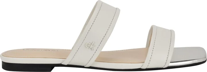 Calvin Klein Women's Felisa Double Band Slip-On Flat Sandals - Image 2