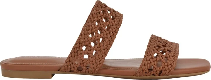 Calvin Klein Women's Florency Woven Slip-On Flat Sandals - Image 2