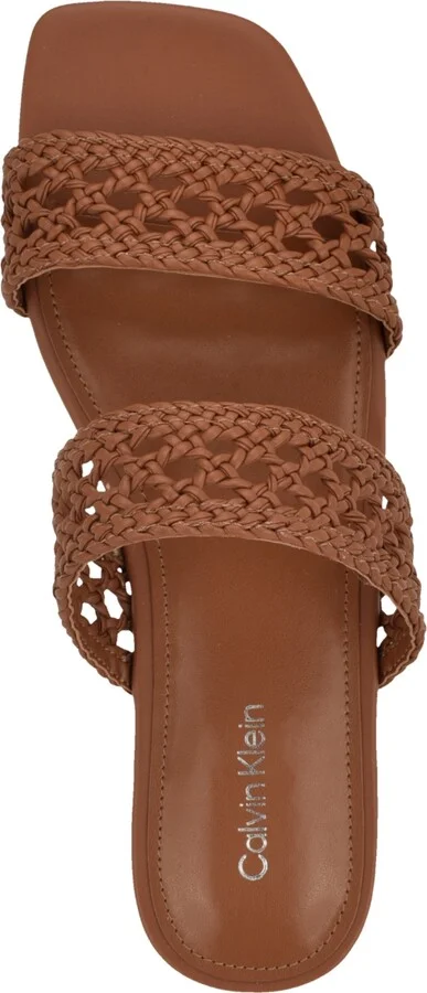 Calvin Klein Women's Florency Woven Slip-On Flat Sandals - Image 4