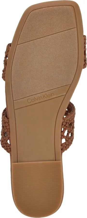 Calvin Klein Women's Florency Woven Slip-On Flat Sandals - Image 5