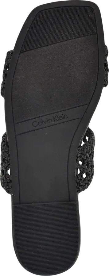 Calvin Klein Women's Florency Woven Slip-On Flat Sandals - Image 9