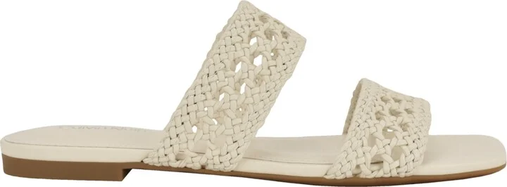 Calvin Klein Women's Florency Woven Slip-On Flat Sandals - Image 10