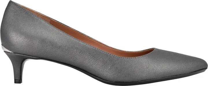 Calvin Klein Women's Gabrianna Pointed Toe Kitten Heel Pumps - Image 2
