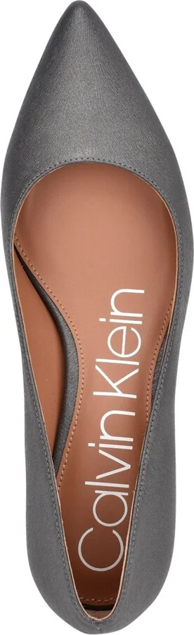 Calvin Klein Women's Gabrianna Pointed Toe Kitten Heel Pumps - Image 4