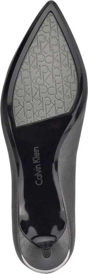 Calvin Klein Women's Gabrianna Pointed Toe Kitten Heel Pumps - Image 5
