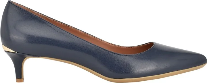 Calvin Klein Women's Gabrianna Pointed Toe Kitten Heel Pumps - Image 6