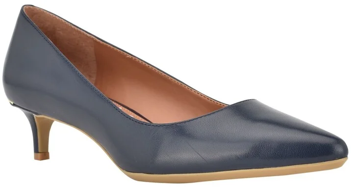 Navy Leather