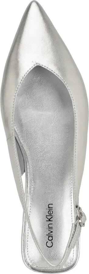 Calvin Klein Women's Galiana Pointy Toe Slingback Flats - Image 8