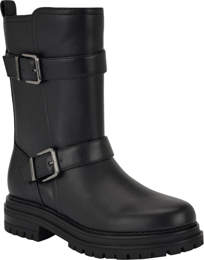 Calvin Klein Women's Galivan Almond Toe Casual Booties