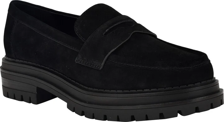 Calvin Klein Women's Grant Lug Sole Penny Loafers