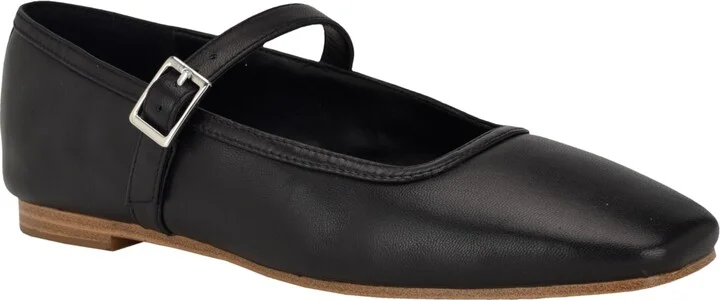 Calvin Klein Women's Greto Adjustable Strap Mary Jane Flats