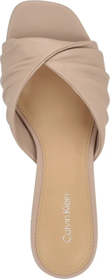 Calvin Klein Women's Imeena Slip-On Kitten Heel Sandals - Image 9