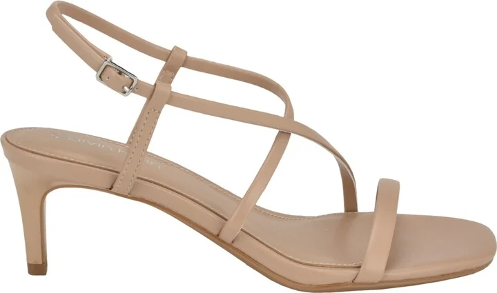 Calvin Klein Women's Ishaya Strappy Low Stiletto Sandals - Image 6