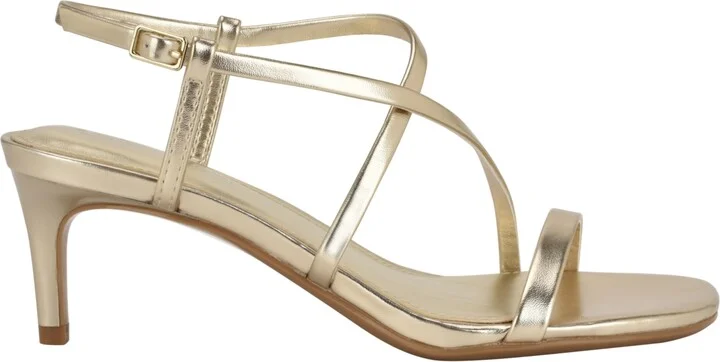 Calvin Klein Women's Ishaya Strappy Low Stiletto Sandals - Image 10