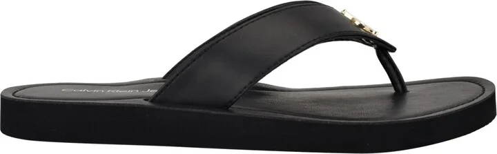 Calvin Klein Women's Jaimze Logo Thong Sandals - Image 6