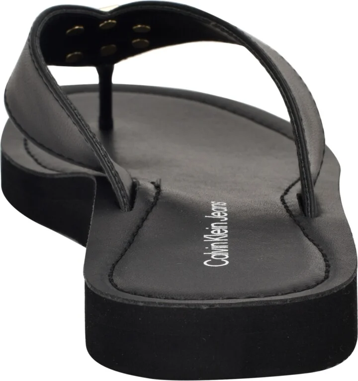 Calvin Klein Women's Jaimze Logo Thong Sandals - Image 7