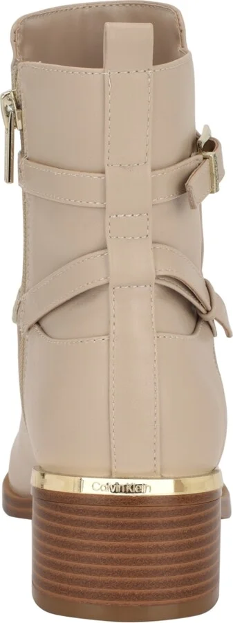 Calvin Klein Women's Jasen Buckle Strap Block Heel Booties - Image 11