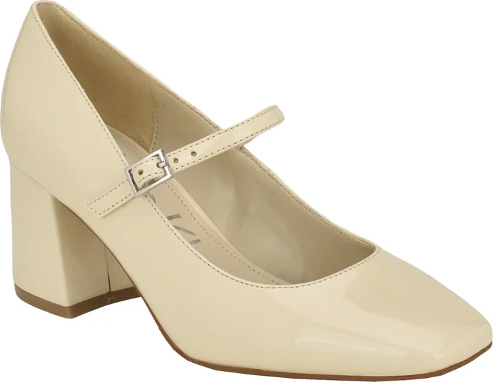 Calvin Klein Women's Jatlee Mary Jane Block Heel Pumps