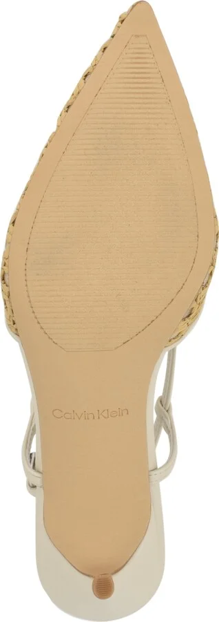 Calvin Klein Women's Juliesa Woven Slingback Pumps - Image 5
