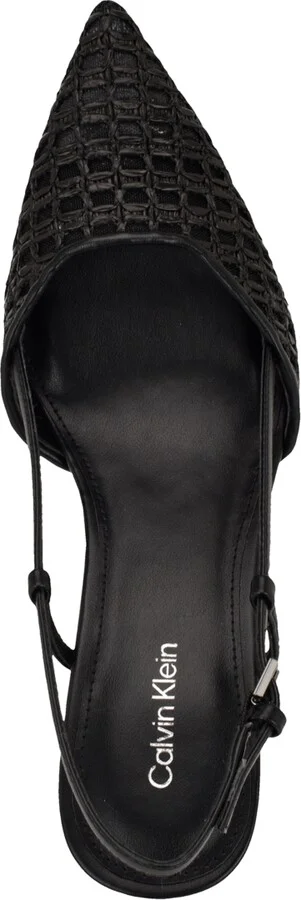 Calvin Klein Women's Juliesa Woven Slingback Pumps - Image 8