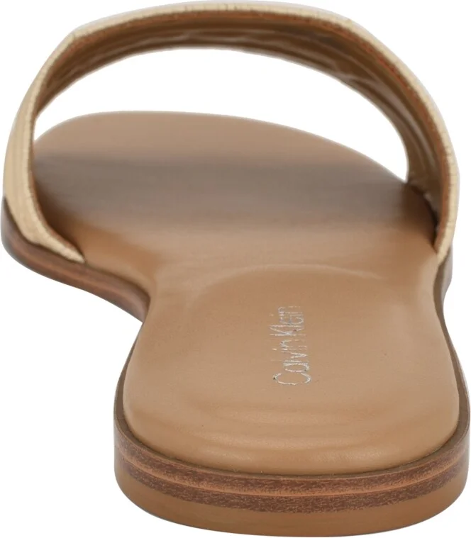 Calvin Klein Women's Kendell Flat Slip-On Sandals - Natural/Cream - Image 3