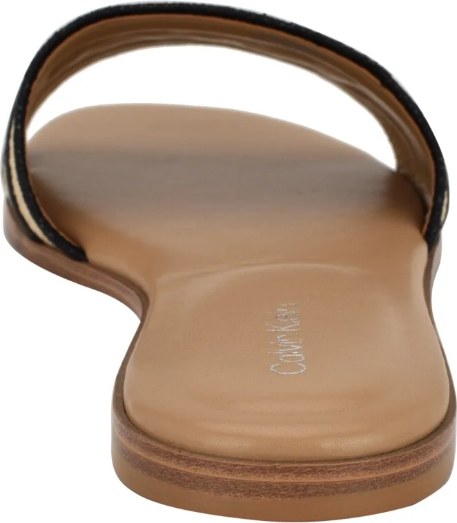 Calvin Klein Women's Kendell Flat Slip-On Sandals - Natural/Cream - Image 7