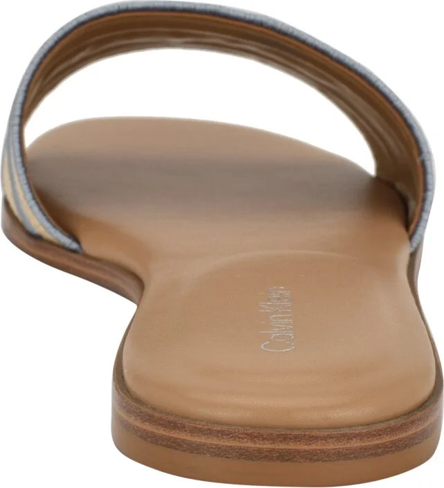Calvin Klein Women's Kendell Flat Slip-On Sandals - Natural/Cream - Image 11