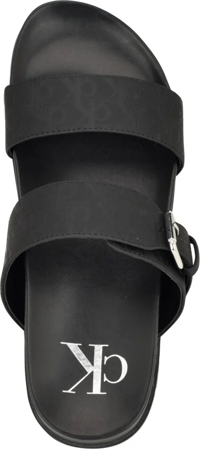 Calvin Klein Women's Landesa Double Band Flat Slip-On Sandals - Image 8
