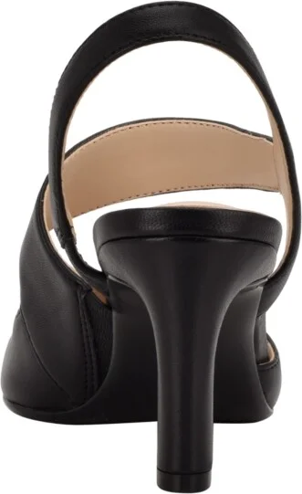 Calvin Klein Women's Larin Pointed Toe Slingback Asymmetrical Strap Pumps - Image 3
