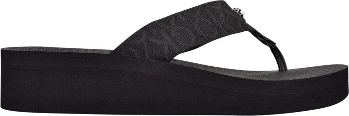 Calvin Klein Women's Meena Logo Platform Flip-Flop Sandals - Image 2