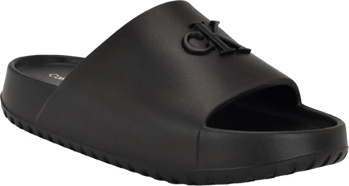 Calvin Klein Women's Nanzey Logo Pool Slide Sandals