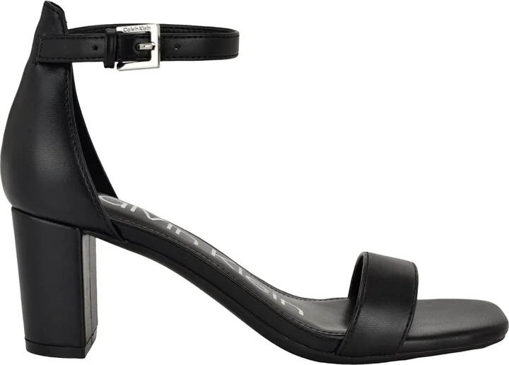 Calvin Klein Women's Nolene Ankle Strap Block Heel Sandals - Image 2