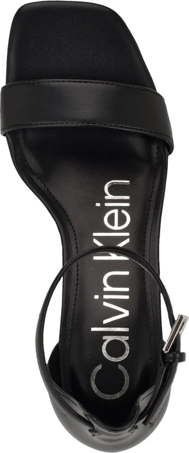 Calvin Klein Women's Nolene Ankle Strap Block Heel Sandals - Image 4