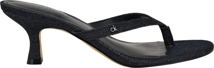Calvin Klein Women's Opelle Tapered Kitten Heel Sandals - Image 6