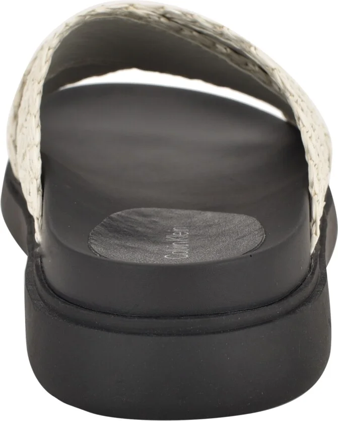 Calvin Klein Women's Pacen Woven Crisscross Flat Sandals - Image 3